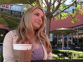 ロスでナンパした金髪爆乳OLが夫一筋の真面目な人妻だったけど強引に口説き落として勝手にAVデビュー エイデン（37歳）　サンプル画像10